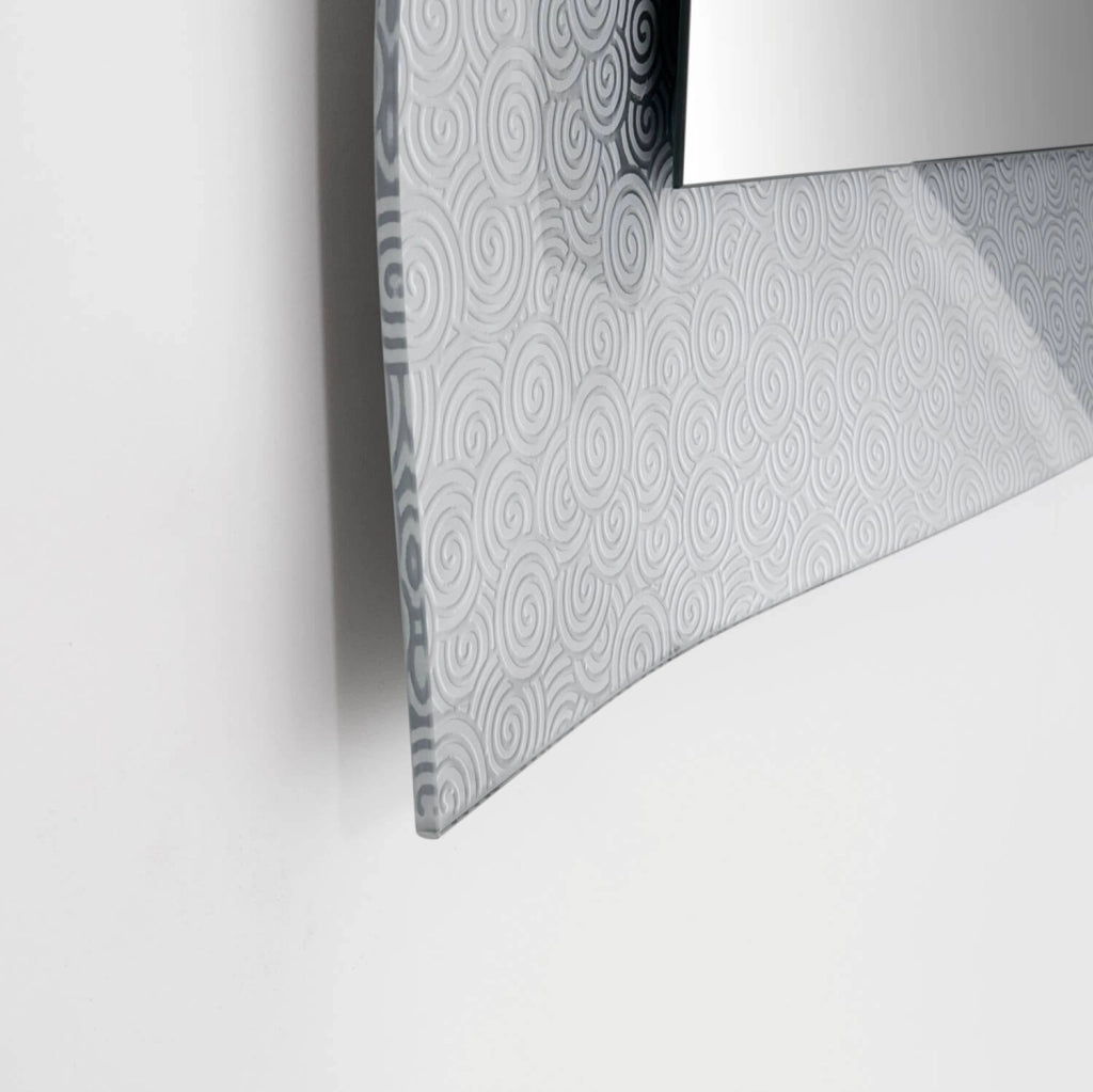 Specchio in 70x4,3x90cm TFT Trasparente Grigio
