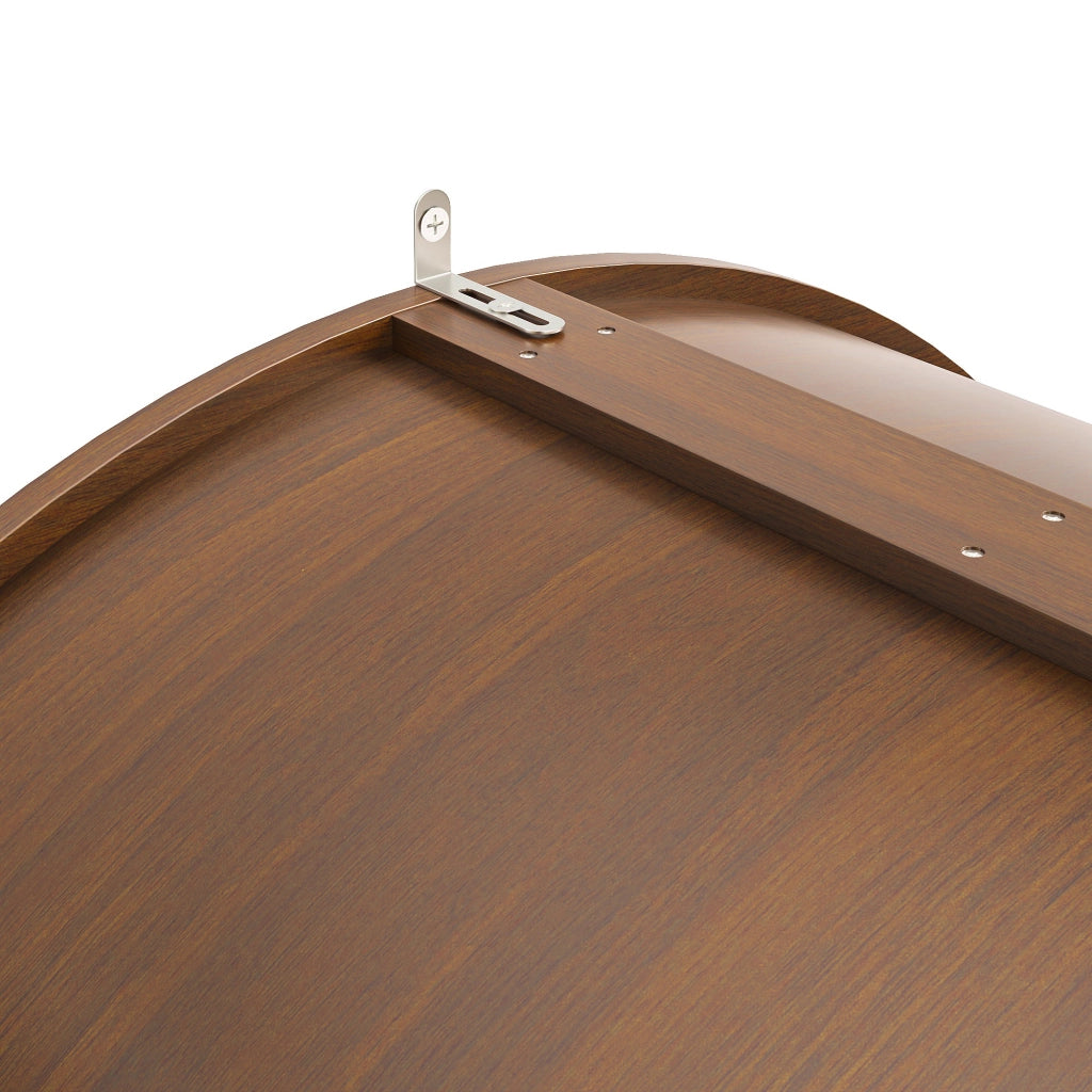 ARMADIO con bastone appendiabiti e cassetti 80x50x179 cm Noce MDF e truciolare