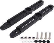 Set di supporti regolabili per parabrisas in alluminio - Regolabile altezza/angolo - Installazione facile - Riduce il rumore - Adatto a V-Strom 800DE DL800 2022-2024 - Accessorio per motocicletta