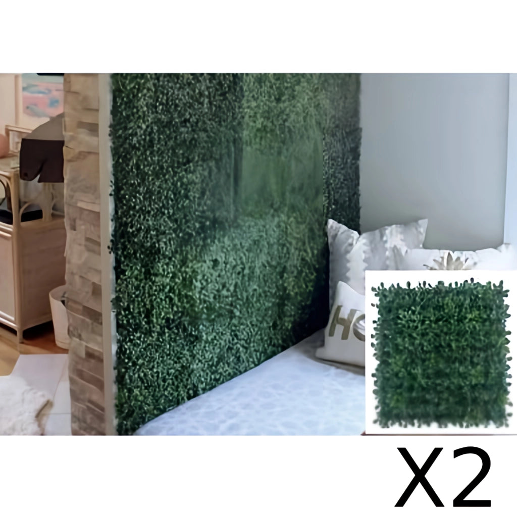 SIEPE ARTIFICIALE PANNELLO 100X100CM GREEN