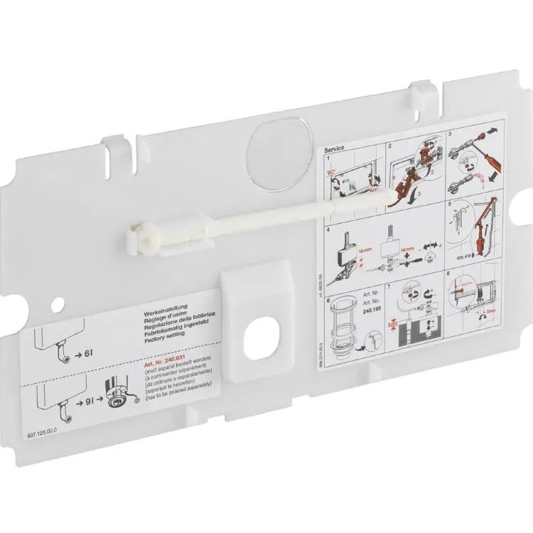 PLACCA Piastra DI PROTEZIONE COMPLETA GEBERIT 240.073.00.1