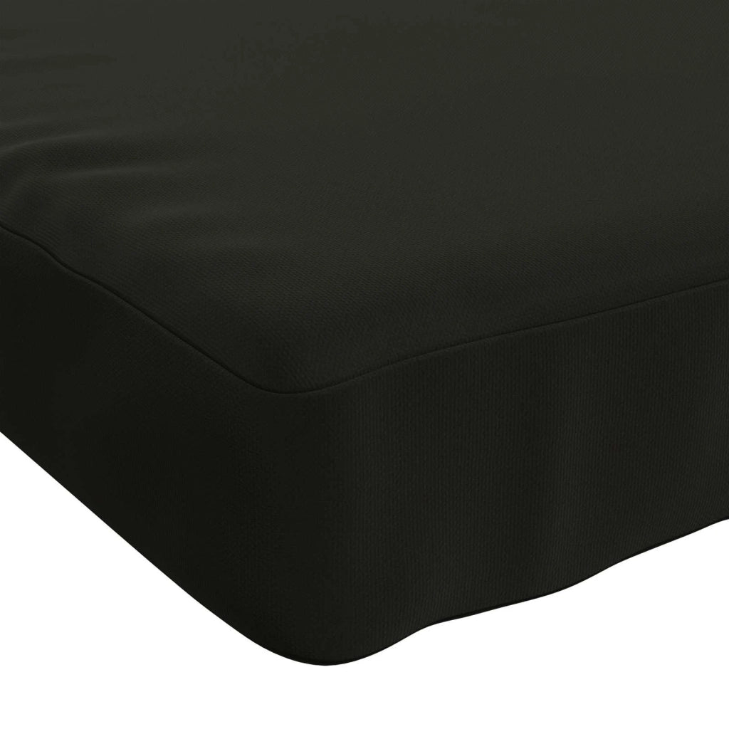 Cuscini per Panchina a 2 Pezzi VUGHT 2 pcs 100% Poliestere Nero 950967