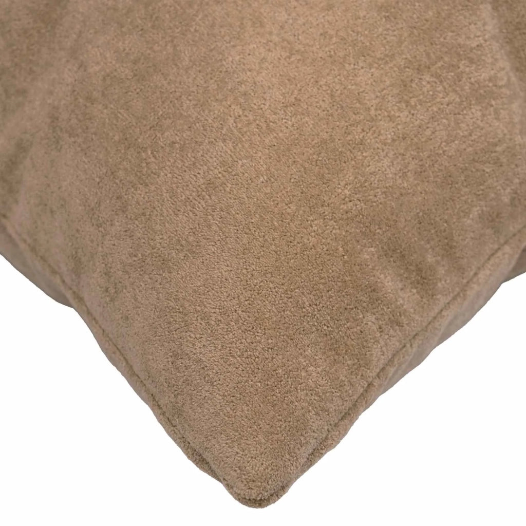 Cuscino con cuscino HEERLEN 12 pz Tortora Fleece in microfibra 927099
