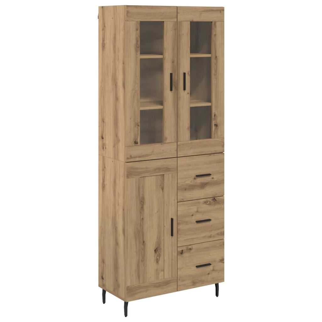 Credenza 2 pcs Rovere artigianale 69,5 x 34 x 180 cm 3415922