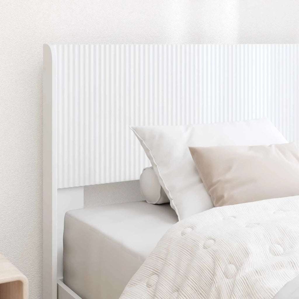 Struttura del letto con stoccaggio e testata Bianco 3414243