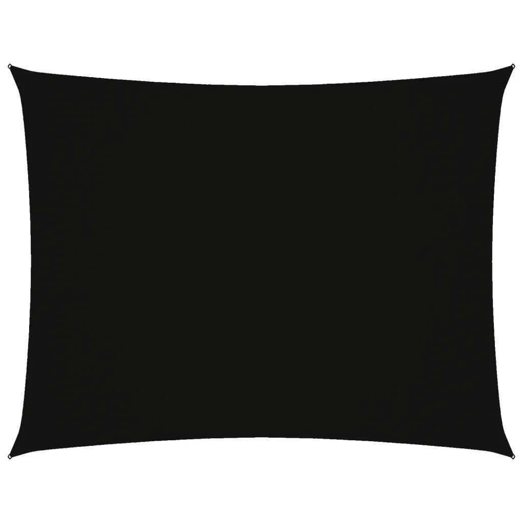 Parasole a Vela Oxford Rettangolare 2,5x3,5 m Nero 135756