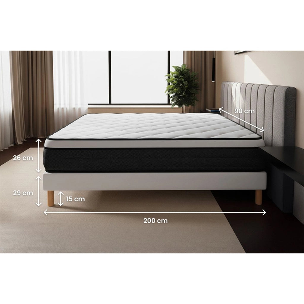 Set materasso e base 90x200 cm - Suite