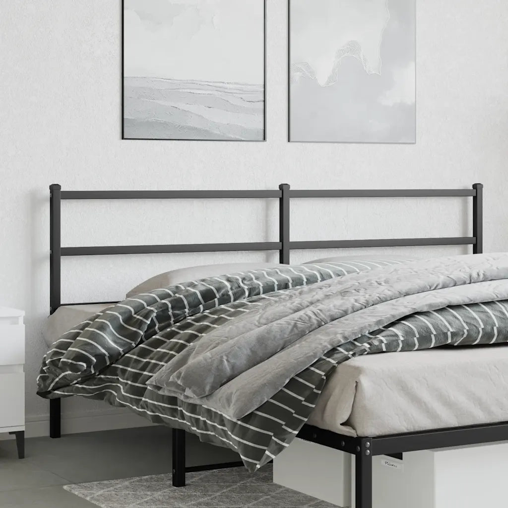 Testiera di Ricambio in Metallo Nero 200 cm 355403