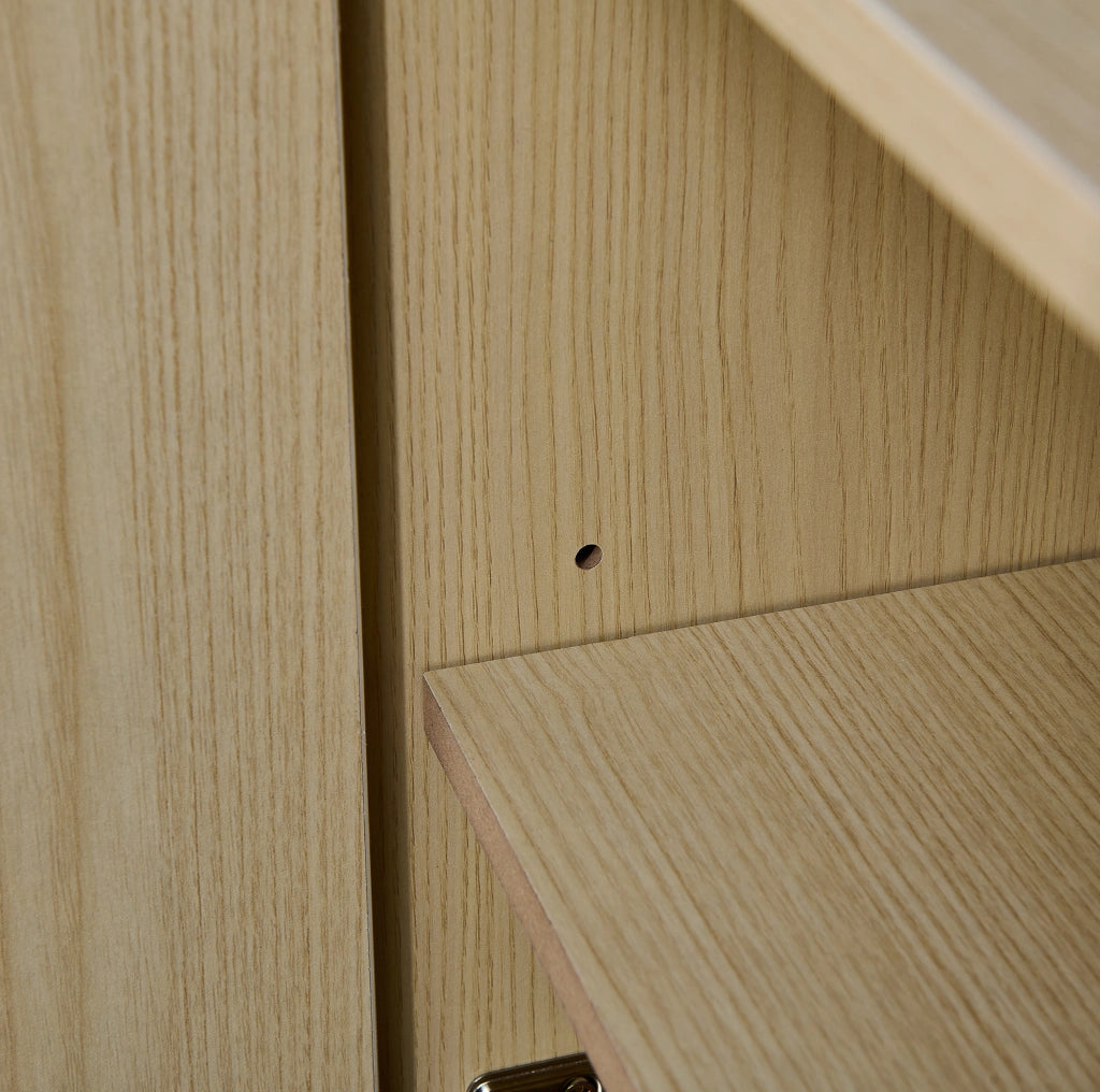 Set guardaroba con panca e mobile portascarpe in MDF