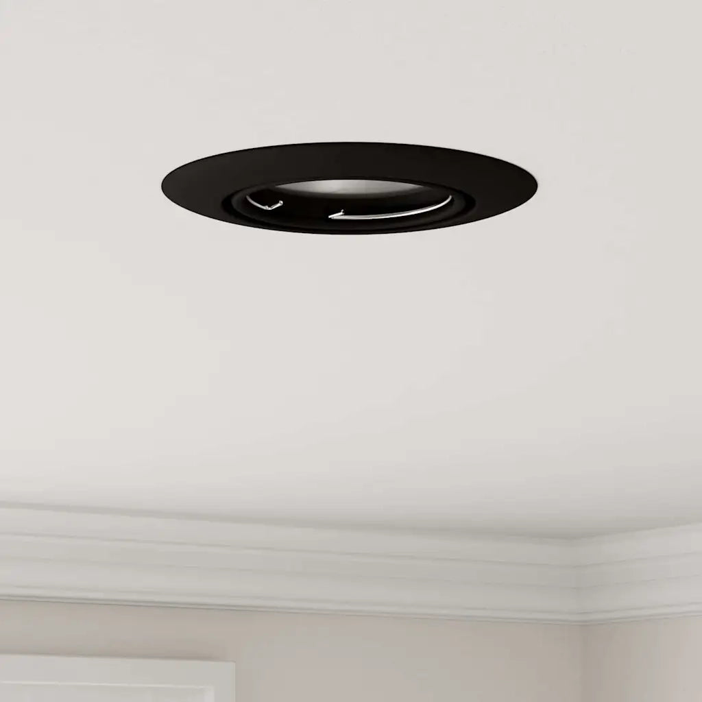 Spotlight 24 pcs Nero 9 x 9 x 2.5 cm Metallo 4108160