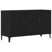 Credenza | Madia | Buffet da pranzo | Armadio da pranzo Rovere Nero 100 x 36 x 60 cm Legno multistrato