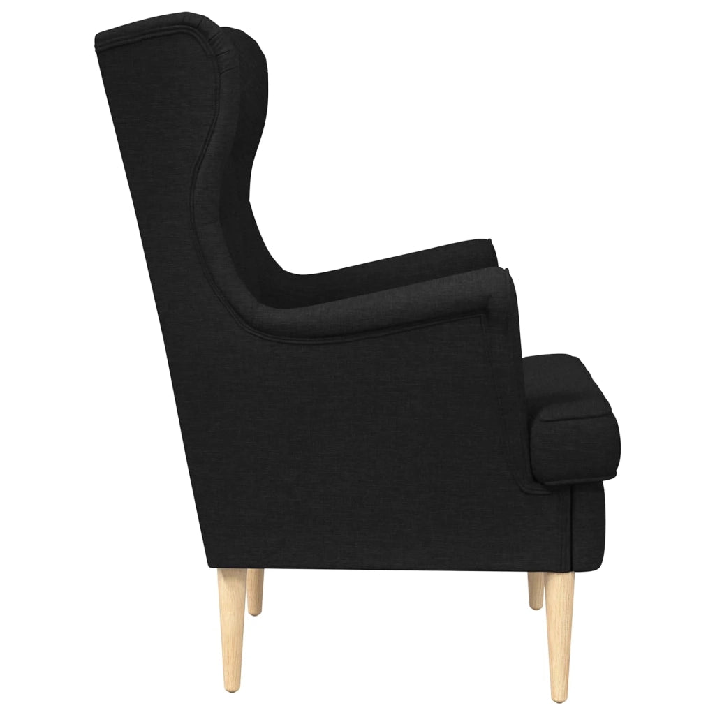 Poltrona | Sedia Relax Nero Tessuto