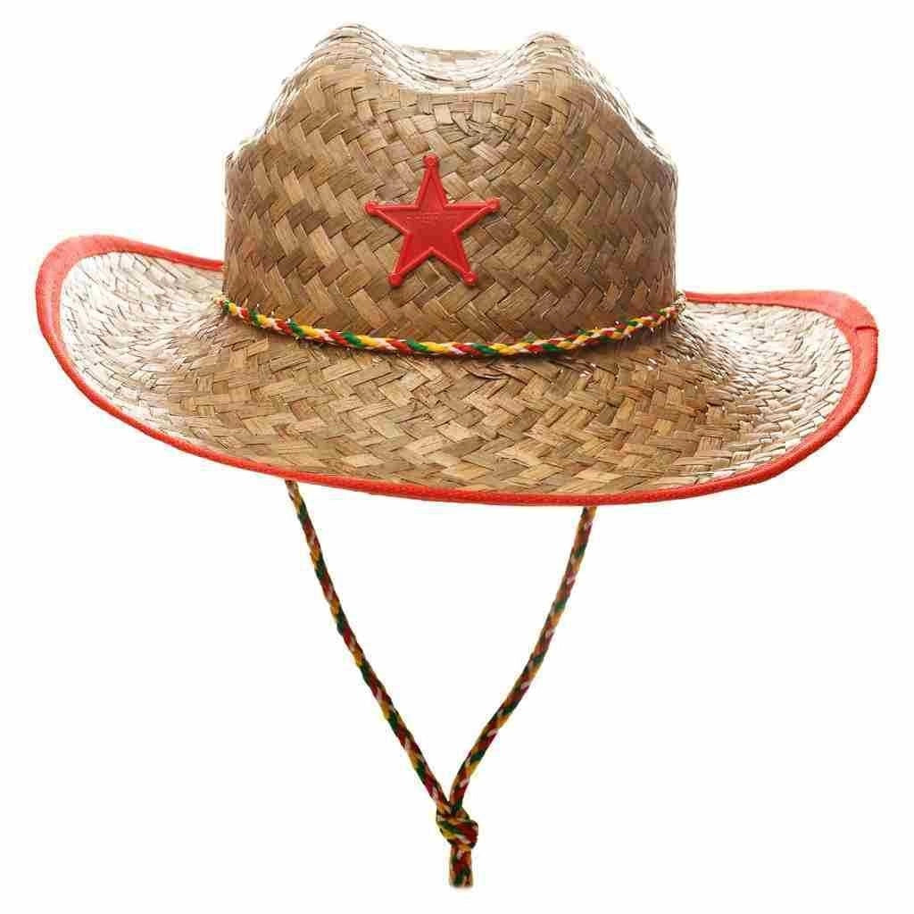 Cappello in paglia marrone 54x7