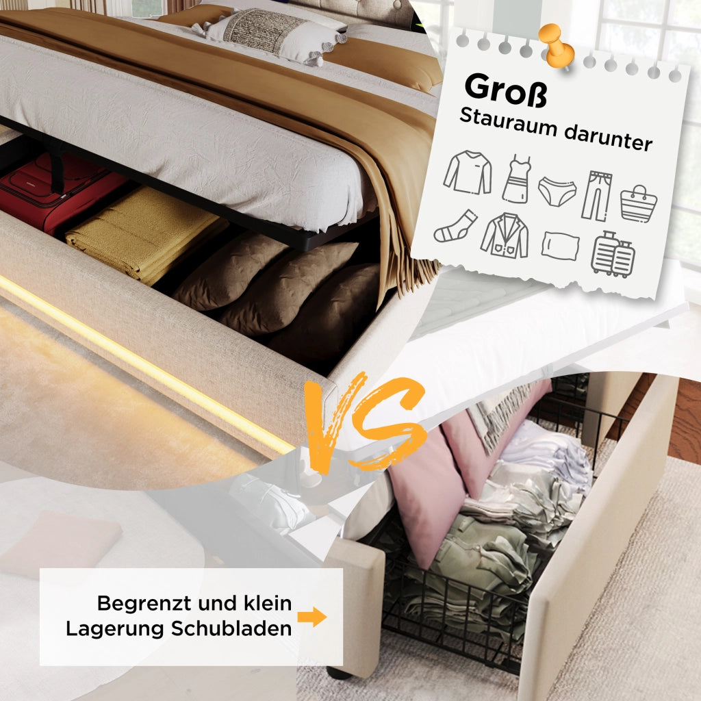 letto in abs pc ambra 160 x 200 cm