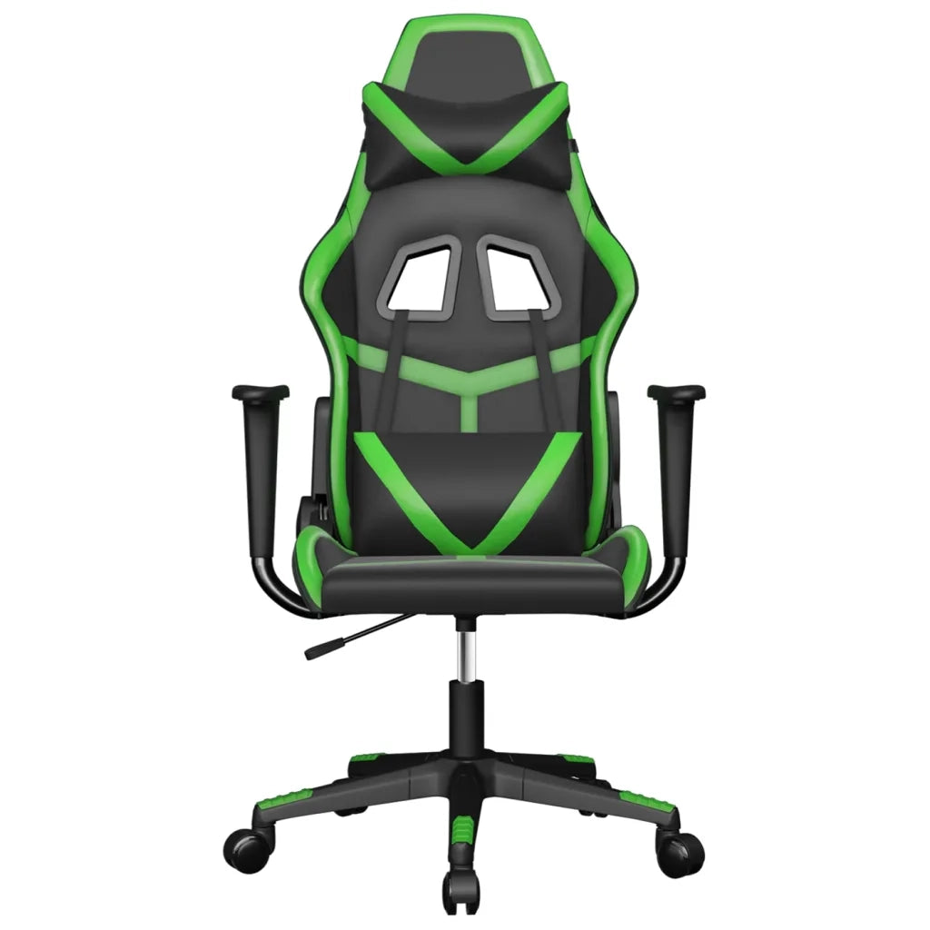 Sedia da Gaming | Sedia da e-sports Nera e Verde in Similpelle