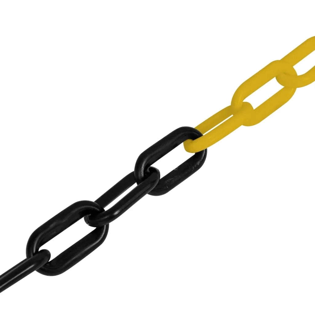 Catena Sicurezza Traffico 30 m Plastica Giallo/Nero 141817