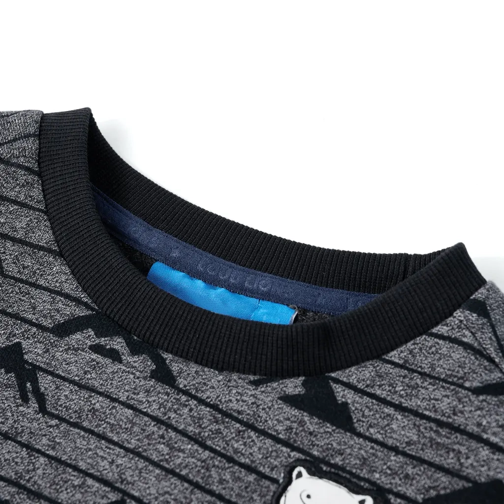 Felpa per Bambini Blu Marino M¨¦lange 140