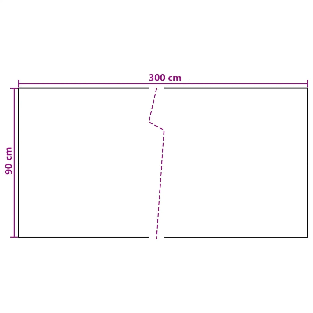 Schermo da balcone Grigio Scuro 300 x 90 cm polyrattan 42032613