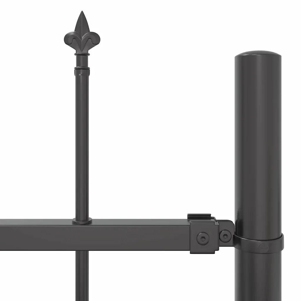 Recinzione per Giardino 6 pcs Grigio 10,2 x 1,2 m 3334111