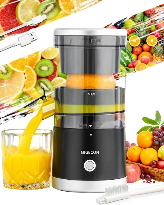 Centrifuga elettrica ricaricabile - Spremipomodoro compatto con USB e funzione antidrip