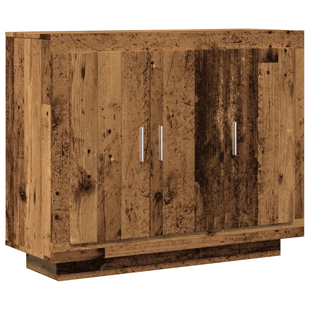 Credenza Legno Antico 92x35x75 cm in Legno Multistrato 856864
