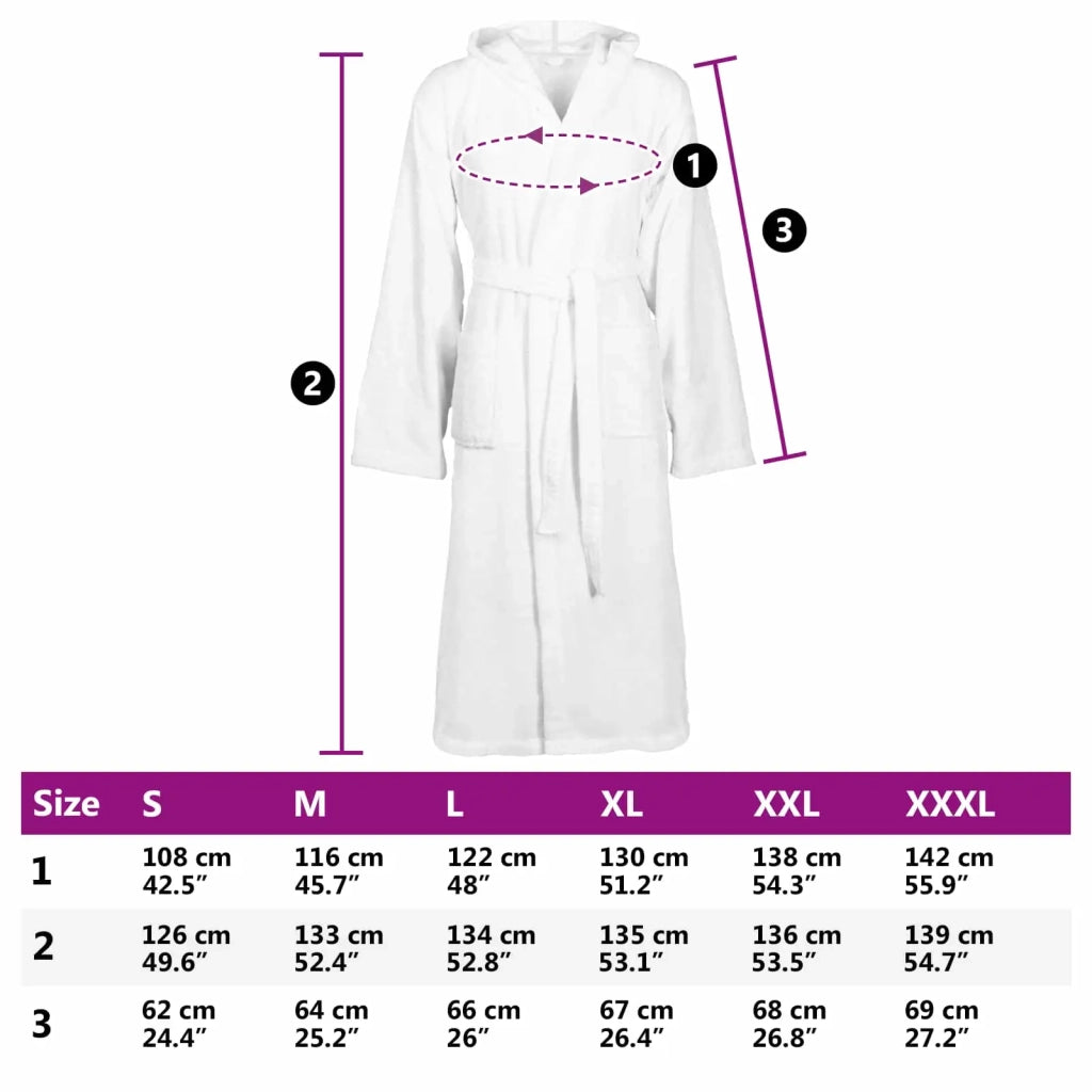 Accappatoio KINN Bianco XL Cotone 4100802