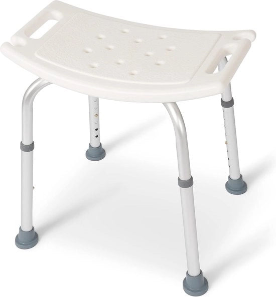 Douchekruk, regolabile in altezza, 33 - 51 cm, sedile anti-slip per doccia, aiutino per doccia, seggiolino per la vasca