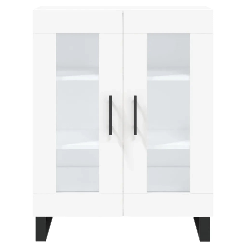 Credenza | Madia | Buffet da pranzo | Armadio da pranzo Bianca 69,5x34x90 cm in Legno Multistrato