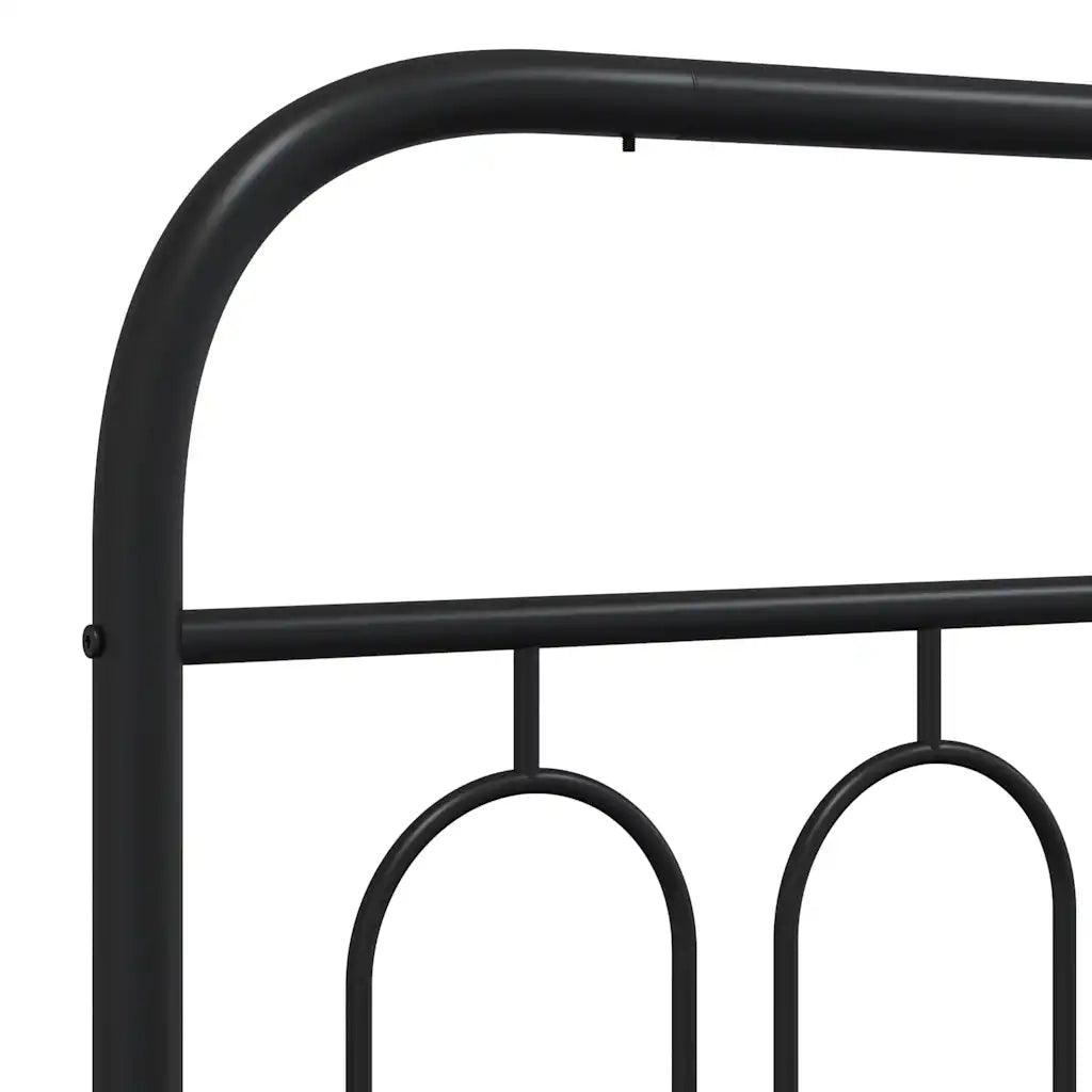 Testiera di Ricambio in Metallo Nero 107 cm 377147