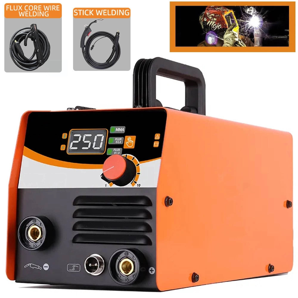 Trade Shop - Saldatrice Mig A Filo Continuo Senza Gas 120a Funzione Mma Per Bobina Da 1kg -