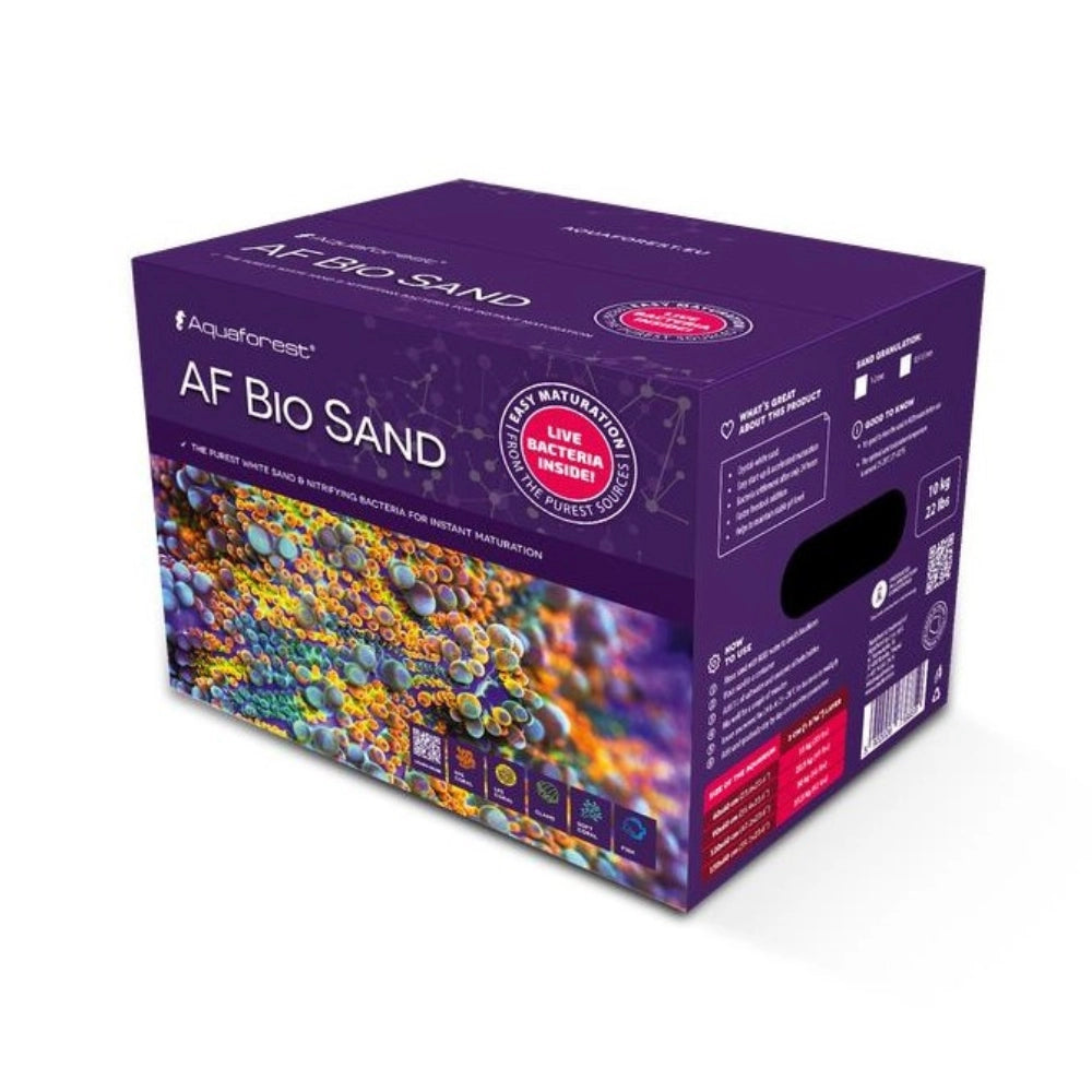 Aquaforest Bio Sand 1-2mm box da 10kg - substrato per marino con ceppi batterici