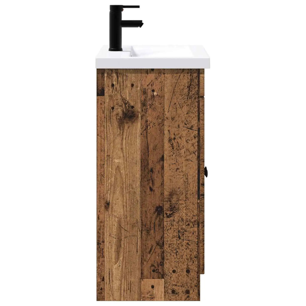 Set di mobili per il bagno Legno antico 78,5 x 37,5 x 81 cm 3404202