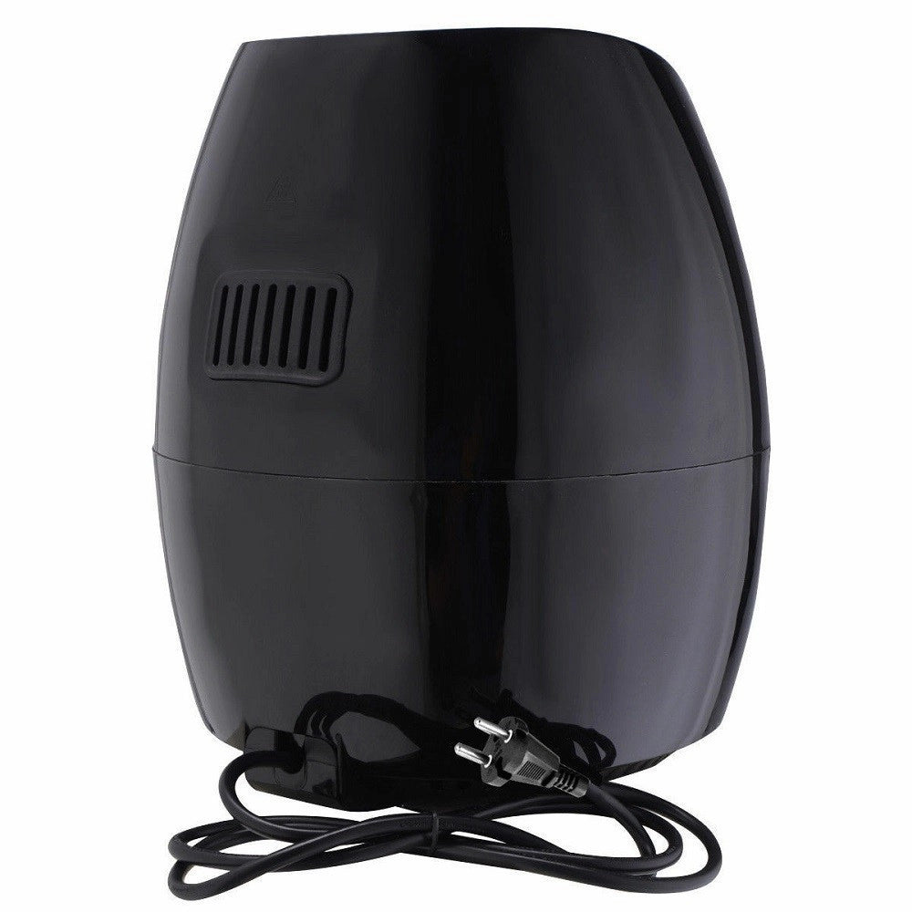 Trade Shop - Friggitrice Ad Aria Calda Professionale Nera 1500w 2,8lt Senza Olio E Grassi -