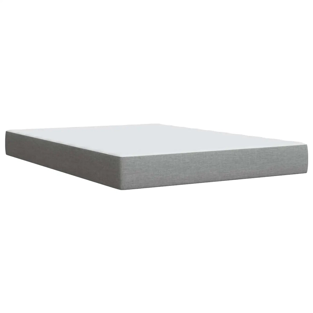 Letto con contenitore LED e materasso Grigio Chiaro 3458997