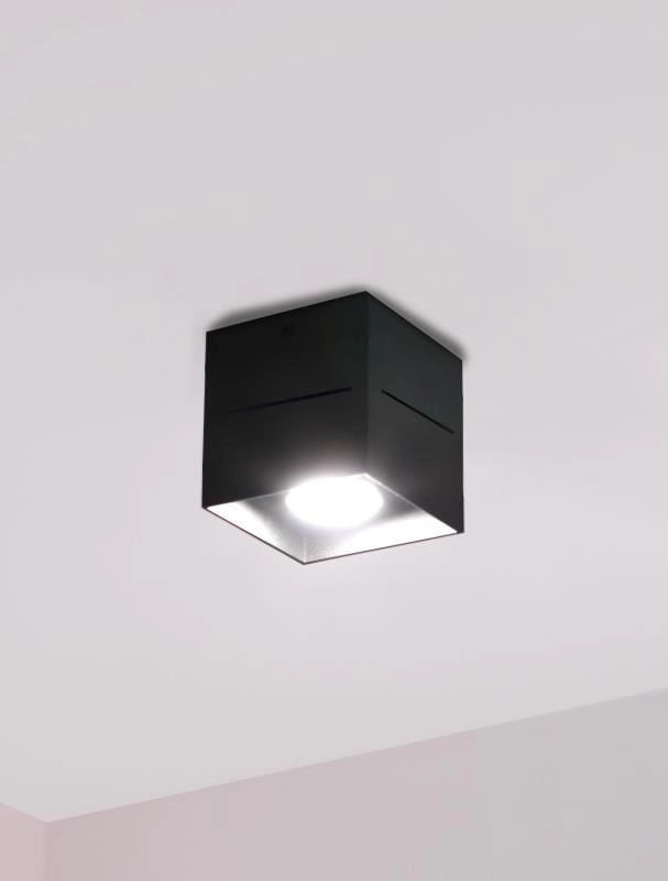 Plafoniera spot Lampex Quado Pro 1 luce bianca GU10