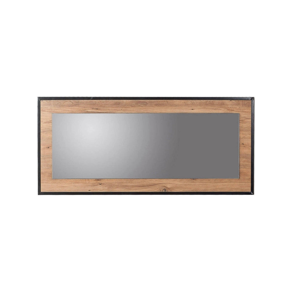 Piaggine, Specchio Forma Rettangolare, 1.5x60h cm Marrone Quercia
