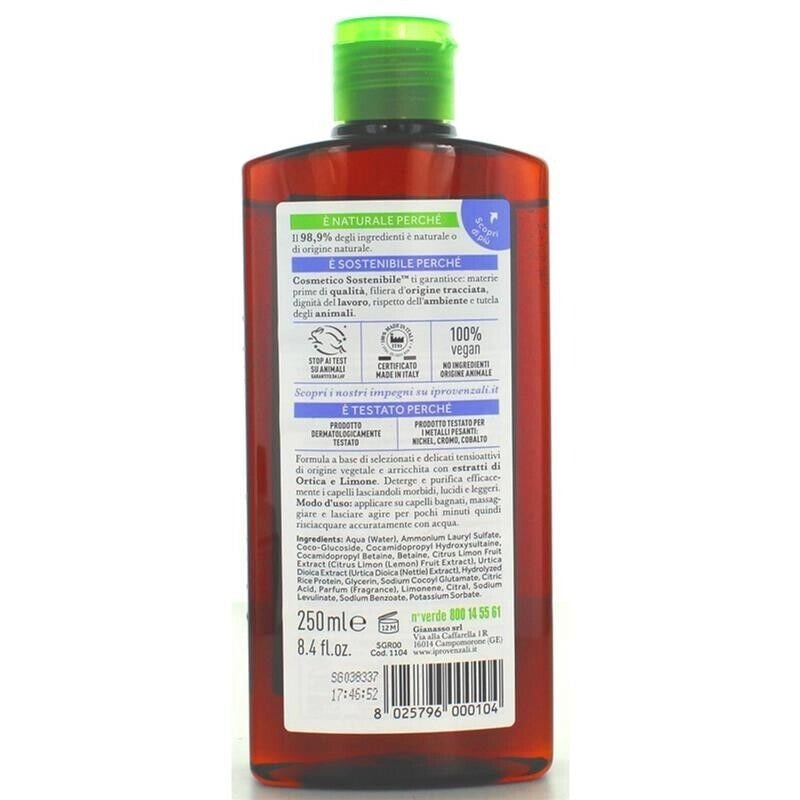 I PROVENZALI SHAMPOO LIMONE E ORTICA  ML250