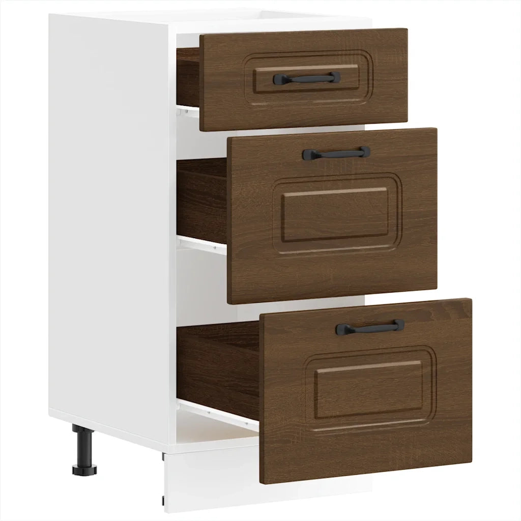Pensile da cucina | Base da Cucina Kalmar Rovere Marrone in Legno Multistrato