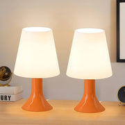 ZMH Lampada da tavolo con cavo set 2 pezzi E14 piccola per soggiorno comodino