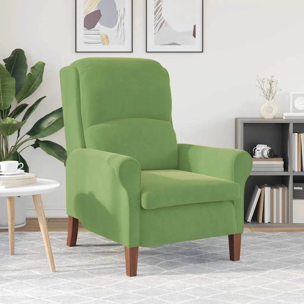Divano Sedia-Poltrona Verde chiaro Velluto 151368