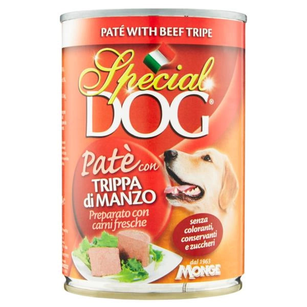 SPECIAL DOG PATÈ 400 GR TRIPPA E MANZO