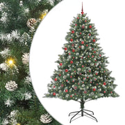 Albero di Natale artificiale con 300 LED Verde 210 cm 3395245