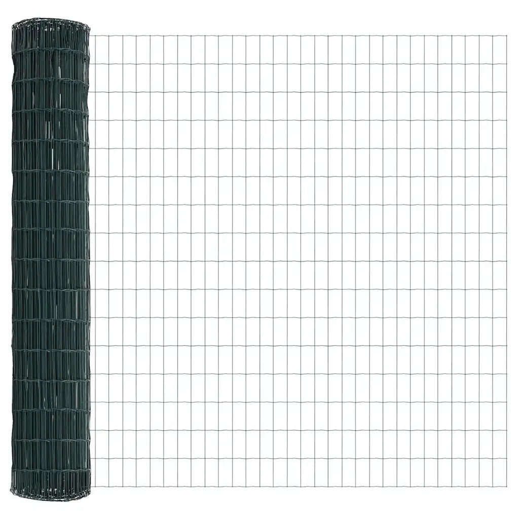 Recinzione Euro Verde 1,5 x 10 m Ferro rivestito in PVC 42004352
