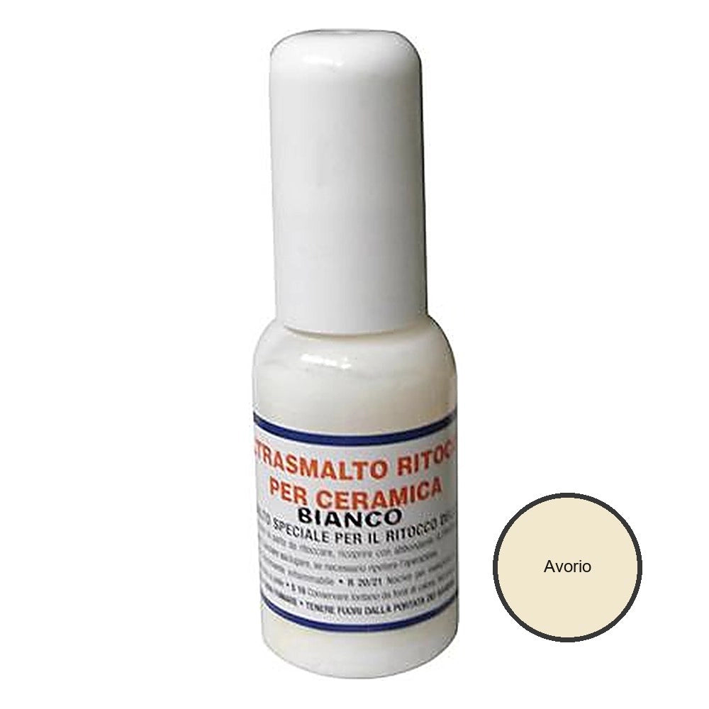 Smalto per ritocchi sanitari 20 ml *** colore- avorio, confezione 1