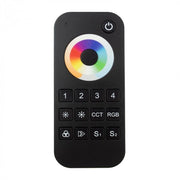 Telecomando RT10 per LED RGB+CCT 4 zone nero Ecolight