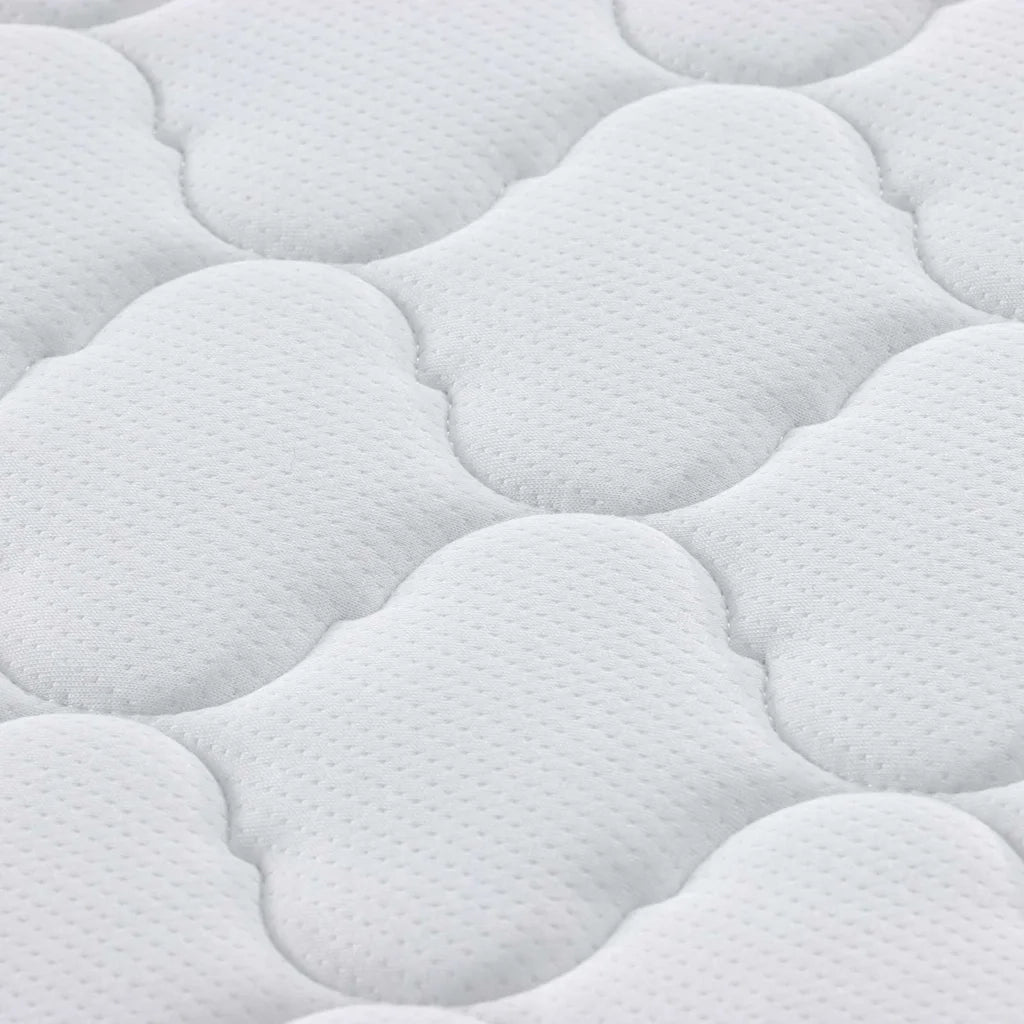 Materasso Bianco 140 x 200 cm Tessuto Jacquard 4106386