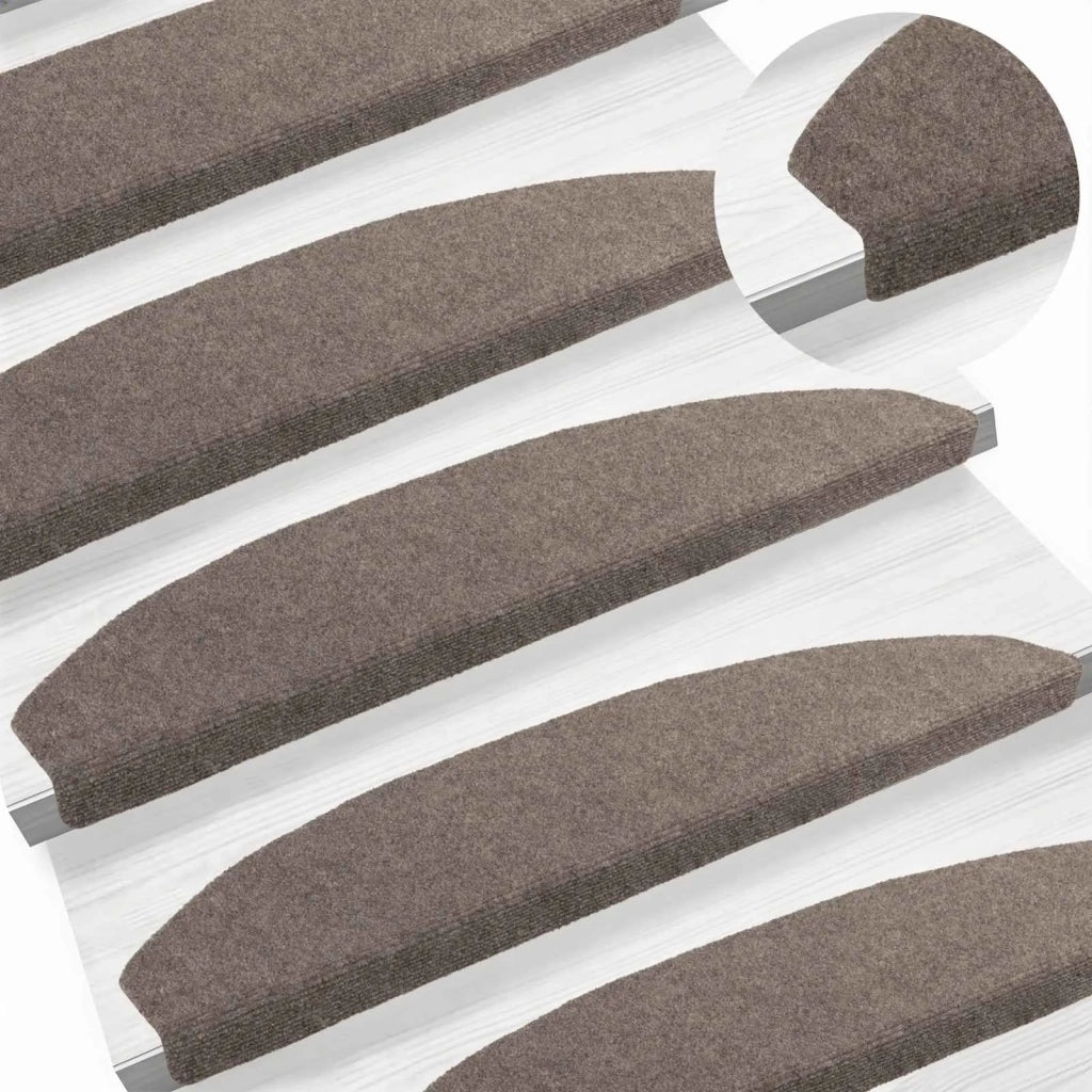 Tappetini per scale autoadesivi 15 pz | Gradini per Scale Moca 80 x 24,5 x 3,5 cm
