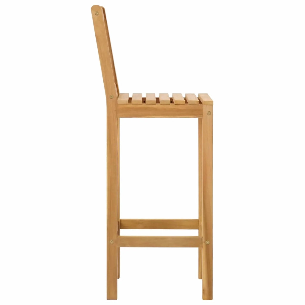 Sedia da Bar 2 pcs Non trattato 35 x 45 x 110 cm 42030011