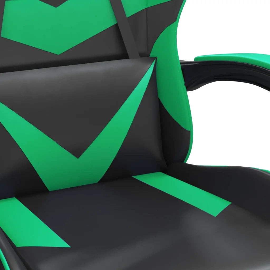 Sedia da Gaming | Sedia da e-sports Nera e Verde in Similpelle