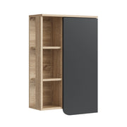 Vicco Mobile bagno Antracite 50 x 75 cm con porta e vani aperti